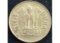 Лот: 6702204. Фото: 2. Индия 20 пайса 1968-71гг = лотос. Монеты