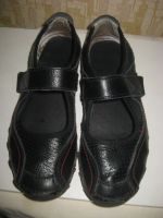 Лот: 12145659. Фото: 6. черные кожаные туфли на липучке...