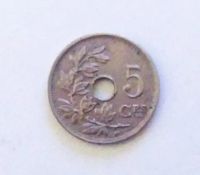 Лот: 20595418. Фото: 2. Бельгия 5 сантимов 1920 Belgique. Монеты