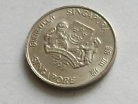 Лот: 7770160. Фото: 5. Монета 20 цент Сингапур 1990 герб...
