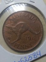 Лот: 18269402. Фото: 2. 1 цент 1963 Австралия. Монеты