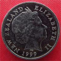 Лот: 1588224. Фото: 2. (№634) 5 центов 1999 (Новая Зеландия... Монеты