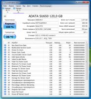 Лот: 21970470. Фото: 2. SSD диск AData 120gb (sata 2.5... Комплектующие