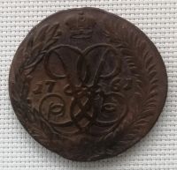 Лот: 21979372. Фото: 2. Монета 2 копейки 1761 года , Елизавета... Монеты