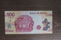 Лот: 19158622. Фото: 2. Купюра пластик Мексика 100 песо... Банкноты
