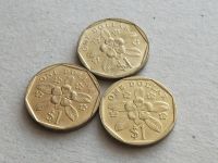 Лот: 19962559. Фото: 3. Монета 1 доллар один Сингапур... Коллекционирование, моделизм