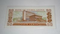 Лот: 20580394. Фото: 2. Сьерра-Леоне , 50 центов , 1984... Банкноты