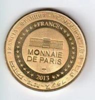 Лот: 5892734. Фото: 2. Франция 2013 жетон медаль Париж... Значки, медали, жетоны