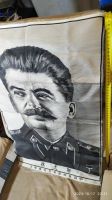 Лот: 20938638. Фото: 3. Портрет Сталина шелкография. Коллекционирование, моделизм