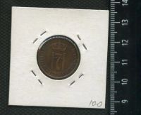 Лот: 17005495. Фото: 2. (№ 7427 ) Норвегия 2 Оре 1935... Монеты