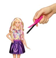 Лот: 10125175. Фото: 3. Игровой набор Barbie Цветные локоны... Дети растут