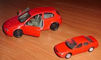 Лот: 11935607. Фото: 2. Машинки красные Alfa 147 GTA и... Игрушки