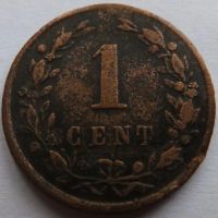 Лот: 3737099. Фото: 2. Нидерланды 1 цент 1878г. Монеты