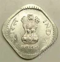 Лот: 50912. Фото: 2. Индия. 5 пайс 1991г. Необычная... Монеты