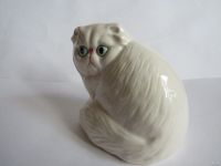 Лот: 16695620. Фото: 5. кот перс белый ,авторская керамика...