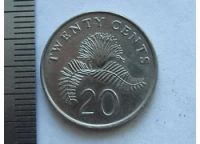 Лот: 7761852. Фото: 4. Монета 20 цент Сингапур 1996 герб... Красноярск