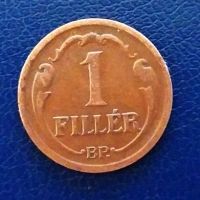 Лот: 19611241. Фото: 2. Венгрия 1 филлер 1933 KM# 505... Монеты