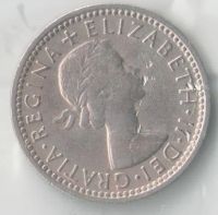 Лот: 13057186. Фото: 2. Англия Великобритания 6 пенсов... Монеты
