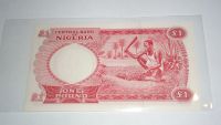Лот: 21545719. Фото: 2. Нигерия , 1 фунт , 1967 г. , Unc... Банкноты