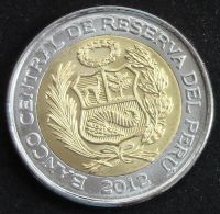 Лот: 10161184. Фото: 2. Перу 2 новый соль 2012г = АНЦ... Монеты