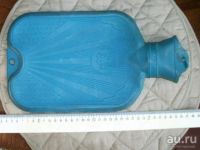 Лот: 18357228. Фото: 6. Грелка водяная резина синяя медицина...