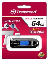 Лот: 5021422. Фото: 2. Флешка USB 64 ГБ Transcend JetFlash... Носители информации