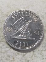 Лот: 18193435. Фото: 2. 1 шиллинг 1941г Фиджи. Монеты