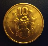 Лот: 19548786. Фото: 2. Кипр 10 центов 1998 KM# 56.3. Монеты