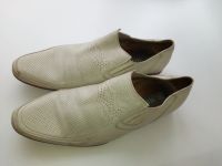 Лот: 12170393. Фото: 2. Мужские кожаные светлые туфли... Мужская обувь