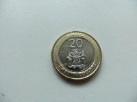 Лот: 9516161. Фото: 2. Ямайка 20 долларов 2006 года... Монеты