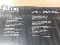 Лот: 21574001. Фото: 2. 5 DVD-R TDK. Оригинальный компакт... Носители информации