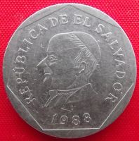 Лот: 1589315. Фото: 2. (№774) 25 сентаво 1988 (Сальвадор... Монеты