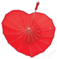 Лот: 2686853. Фото: 2. Зонт-сердце с кружевной окантовкой... Аксессуары