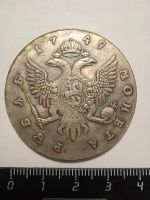 Лот: 21546132. Фото: 2. 1 рубль 1749 года. Монеты