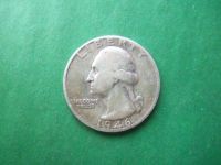 Лот: 19863806. Фото: 3. США 25 центов квотер 1946 г. серебро... Коллекционирование, моделизм