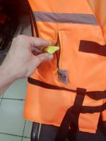 Лот: 17503789. Фото: 2. Спасательный жилет оранжевый спасжилет... Водный транспорт