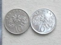 Лот: 19960721. Фото: 6. Монета 10 цент Сингапур 1986...