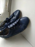 Лот: 19373157. Фото: 2. Кожаные мужские синие кеды 40... Мужская обувь