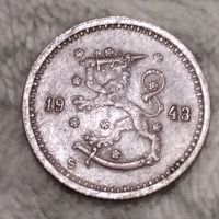 Лот: 19622085. Фото: 2. Финляндия, 50 пенни. 1943. Монеты