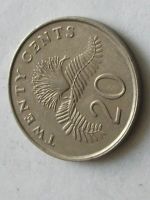 Лот: 7770178. Фото: 7. Монета 20 цент Сингапур 1991 герб...