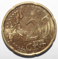 Лот: 4545092. Фото: 2. 20 евроцентов 2002 год. Финляндия. Монеты