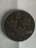 Лот: 18149560. Фото: 2. 2 эре 1944г.Швеция. Монеты