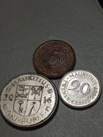 Лот: 19636280. Фото: 2. 5,20 центов и 1 рупий Маврикий... Монеты