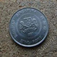 Лот: 1326606. Фото: 2. Вьюнок на монете Сингапура, 10... Монеты