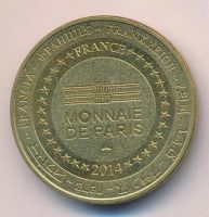 Лот: 17760548. Фото: 2. Франция 2014 жетон медаль Париж... Значки, медали, жетоны