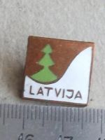Лот: 20110858. Фото: 3. Значок Латвия ёлка дерево latvija... Коллекционирование, моделизм