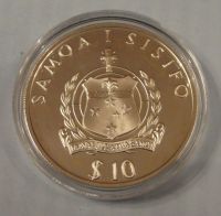 Лот: 7961342. Фото: 2. 10 долларов Самоа и Сисифо 1996... Монеты