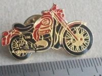 Лот: 16748917. Фото: 2. Значок иностранный Мотоцикл красный... Значки, медали, жетоны