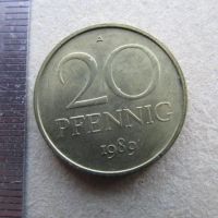 Лот: 20869434. Фото: 6. Монета 20 пфенниг ГДР Восточная...