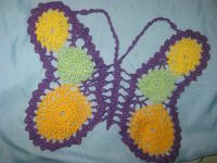 Лот: 17663096. Фото: 2. Две вязанные бабочки для декора... Вязание, шитье